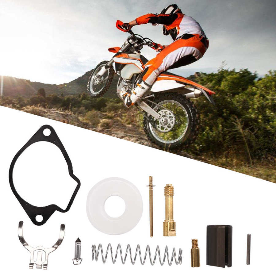 Universal Carburetor Repair Kit Fuel System Parts Fit for 2 Stroke 43CC 47CC 49CC Mini Moto Pocket Bike Motorcycle