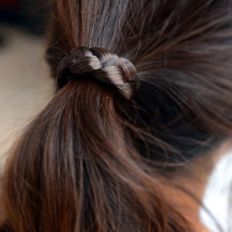 Cute Hair Ropes Scrunchie Ponytail Holder Hairband 1pc Female Girl Straight Elastic Hair Band Hair Accessories