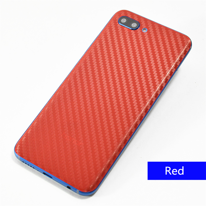 3D Carbon Fiber Body Sticker Skin Mobiele Telefoon Stickers Leer Patroon Film Voor Huawei Honor 10 Case Protector Back decal