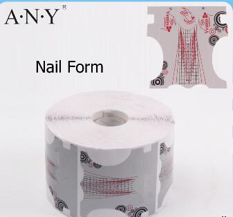 300Pcs Gen Franse Nail Forms Gids Acryl Uv Gel Nails Tip Uitbreiding N038,