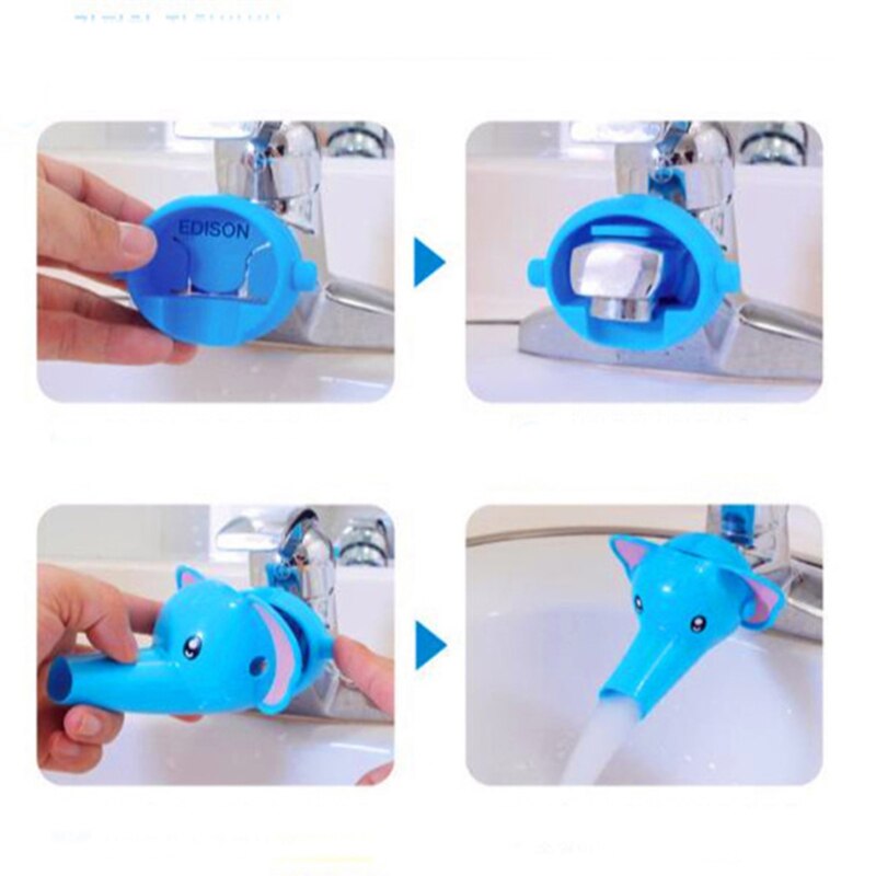Leuke cartoon kraanverlenger voor kinderen, handwasaccessoires voor kinderen in de badkamer