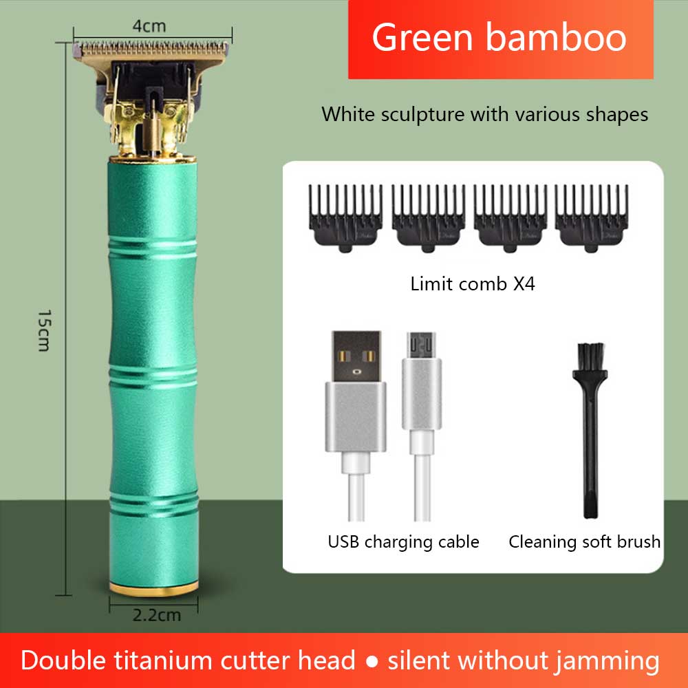 Clipper Maquina De Cortar Cabello Hair Mower Trimmer For Men Beard Electric Shaver Haircut Machine Hairstyle Cutter Professiona: Set-2