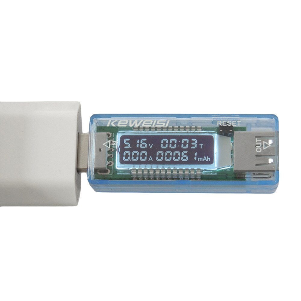 3 in 1 Batterie Tester Spannung Strom Detektor Handy, Mobiltelefon Energie Meter USB Ladegerät Arzt Voltmeter Amperemeter Kapazität Ladung