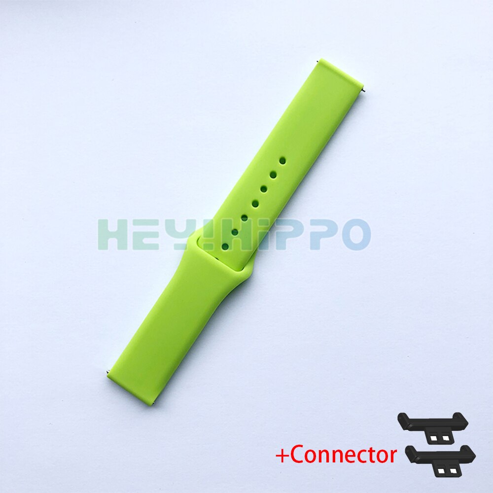 Correa de silicona para Huawei watch FIT, banda deportiva suave para huawei fit, accesorios de repuesto para pulsera: Verde