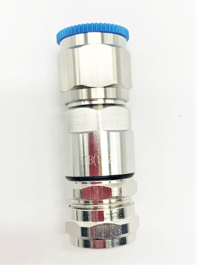 Conector N macho para 1/2 "cable de conector RF L16 tipo N, conector Coaxial para 50-9 helicoidal de corrugación de frecuencia de radio cable1pcs