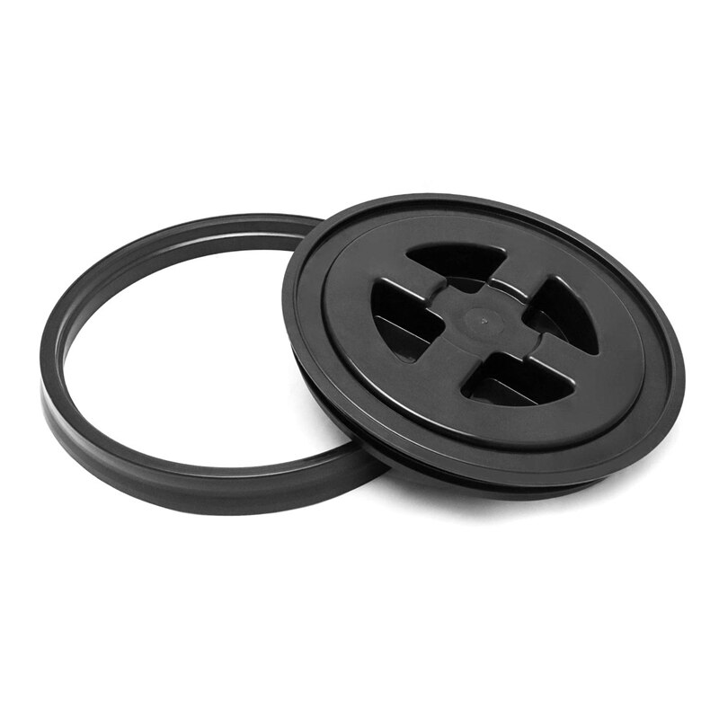 5 Gallon Screw Seal Lids for Plastic Bucket (Two Lids)