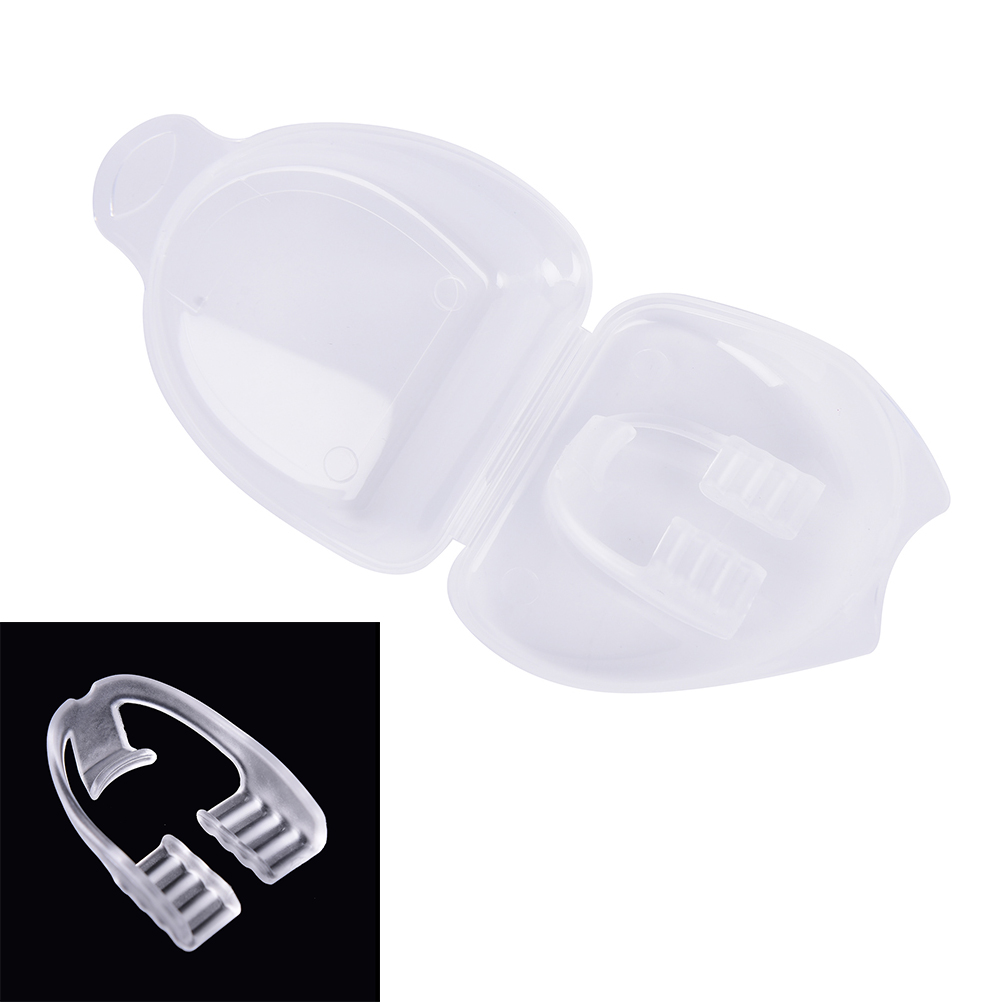 Transparent Bruxism Teeth Grinding Guard Sleep Mouthguard Splint Clenching Protector Tools With Box