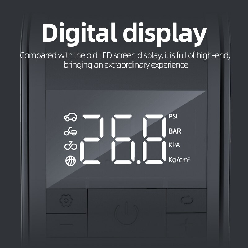 Portable Mini Rechargeable Car Air Compressor 12V 150PSI Car Air Tyre Pump Inflator Pump for Car Bicycle Motorcycle Balls