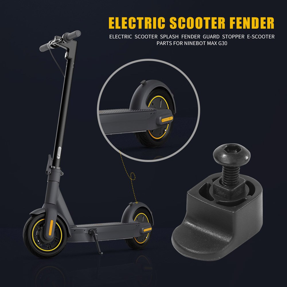 Scooter elétrico splash fender guarda plug capa e-scooter acessórios de substituição peças para ninebot max g30