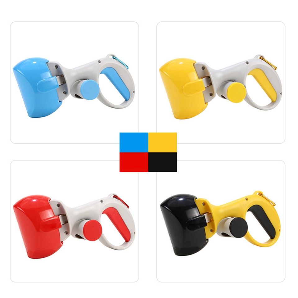 Pet Pooper Scooper for Dog Poop Scooper Jaw Poop Scoop Shovel Pick Up Animal Waste Picker Pet poop bags Outdoor Cleaning Tools