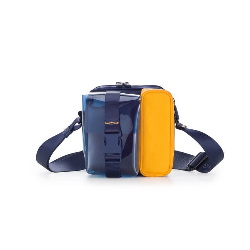 Mavic mini 2 bæretaske opbevaringspose til dji mavic mini 2 bærbar pakkeæske drone tilbehør ikke-original: Blå-gul