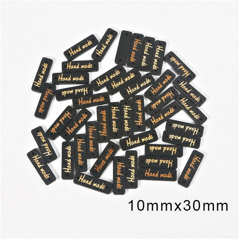 50pcs/lot Vintage Handmade Rectangle Labels Wood L... – Vicedeal