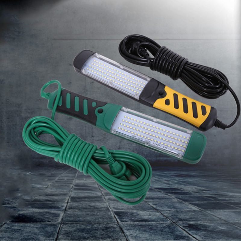 Portable Portable LED Emergency Safety Work Light Handheld 80 LED Beads Flashlight Car Inspection Repair Torch 220V With Hook