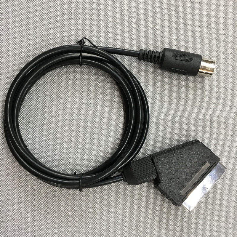 Vervanging 1.8M V-Pin Scart Kabel Voor Sega Megadrive 1 Genesis 1 Master System 1 Rgb Av Scart kabel Pal Versie