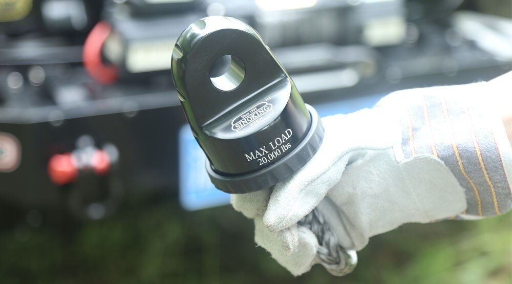 Gancho de cabrestante 10T, conector de gancho de remolque, Bola de remolque, vehículo todoterreno, garra de rescate modificada, puerto de guía de aluminio delantero y trasero