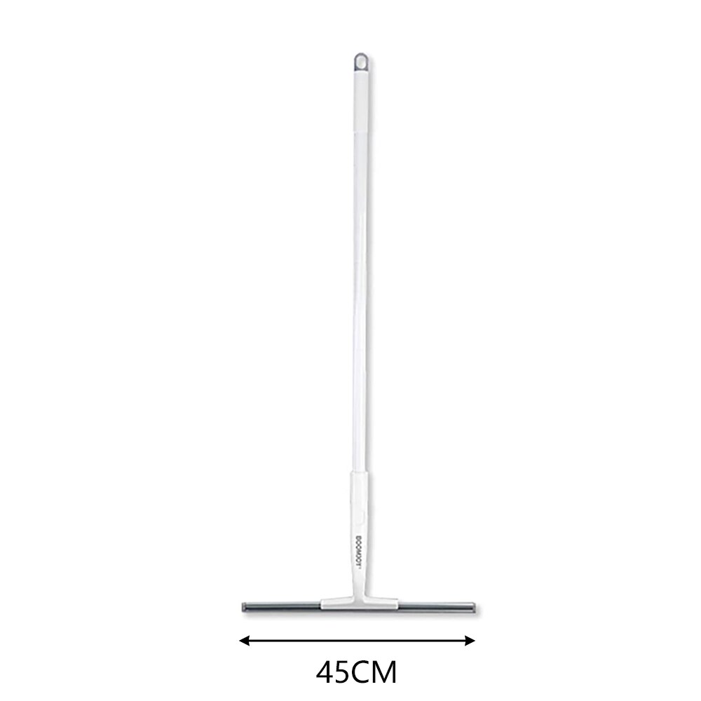 BOOMJOY Window Wiper Floor Squeegee Shower Cleaner with 43&quot; Adjustable Handle Rubber for Glass Bathroom Tile Garage Window: 45CM
