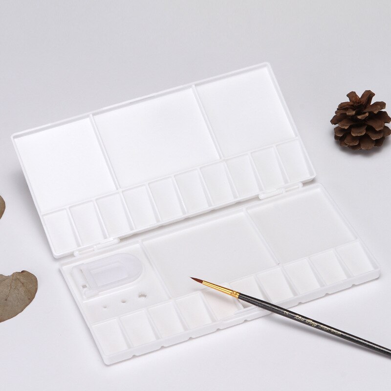 Rectangular Plastic Palette Paint Palettes Oil Painting Palette Artist Watercolor Painting Supplies Drawing Tool Art Supplies