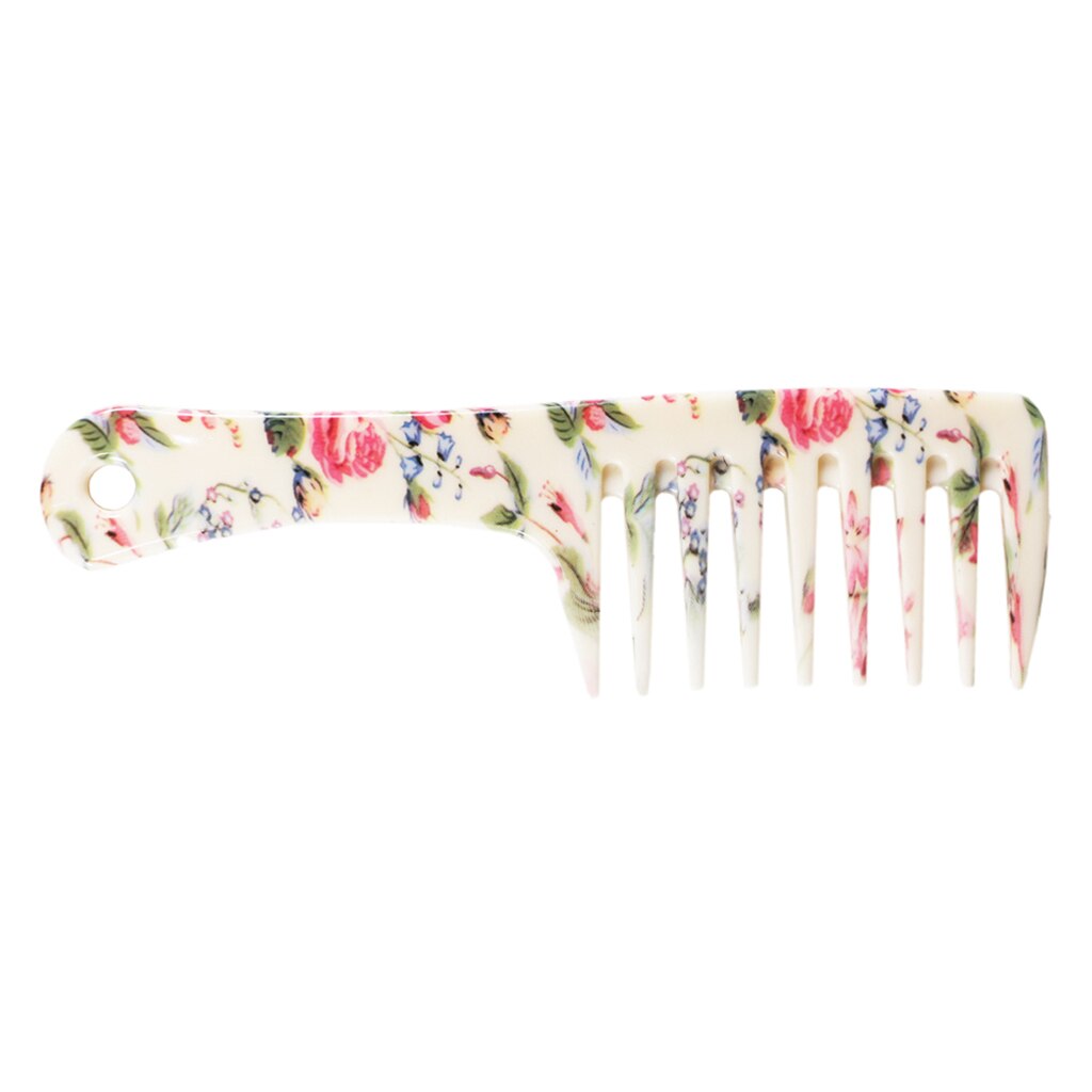 Plastic Detangling Scalp Massage Comb Wet Dry Shower Rake Comb Detangler Hair Combs