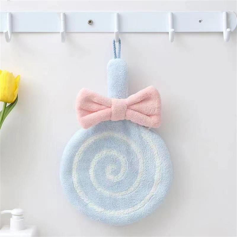 Cartoon Handdoek Zacht Absorberend Koraalfluweel Geborduurd Huidvriendelijke Microfiber Lolly Afveegdoek Voor Keukenbadkamer: 31 #