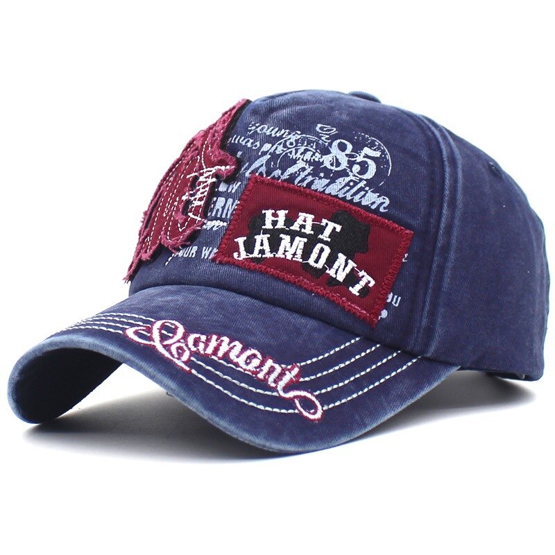 Vrouwen letter snapback hoeden baseball petten hiphop hoeden goedkope hoeden voor mannen gorras hoeden met gebogen rand schade pet vader hoeden: Marine