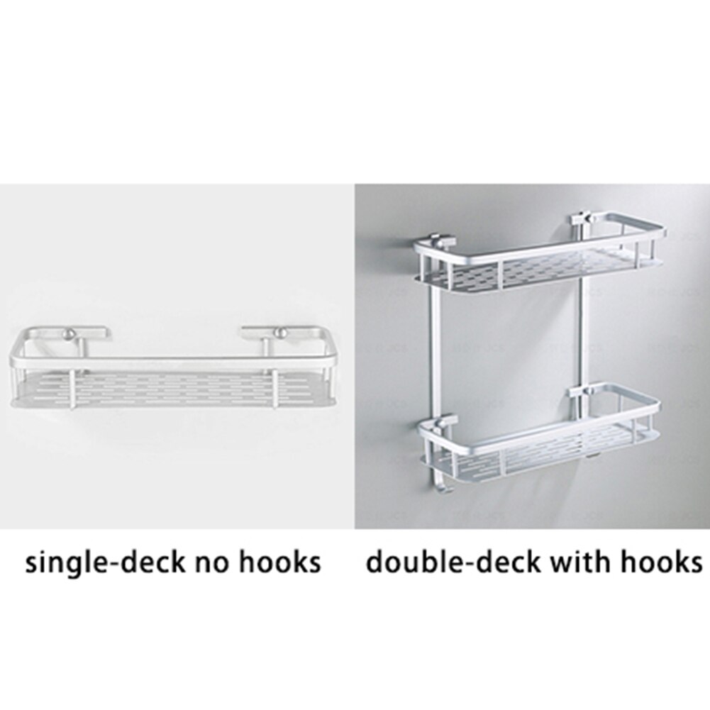 Raum Aluminium Badezimmer Regal Dusche Shampoo Seife Kosmetische Regale Bad Zubehör Lagerung Organizer Rack Halter