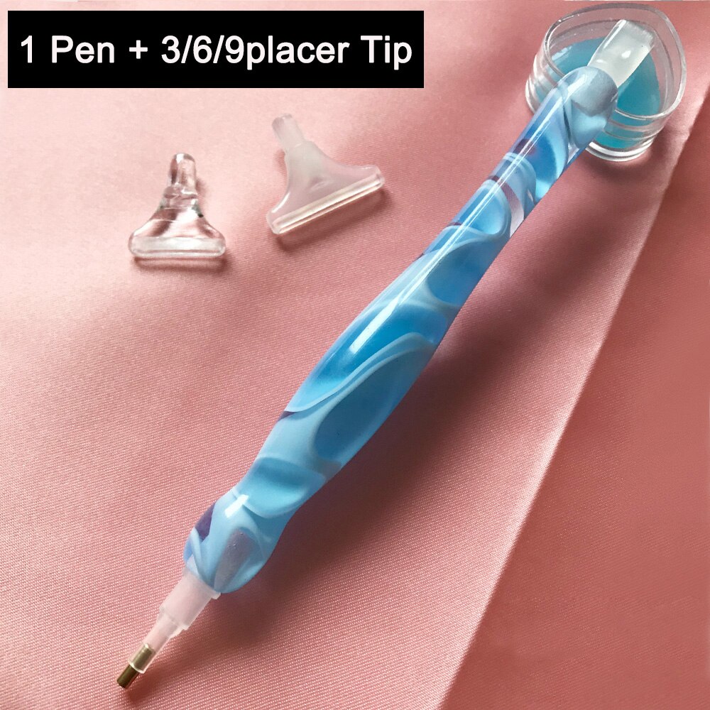 Diamond Painting Tools Handmade Point Drills Pen for 5D Painting with Diamonds Accessories: blue