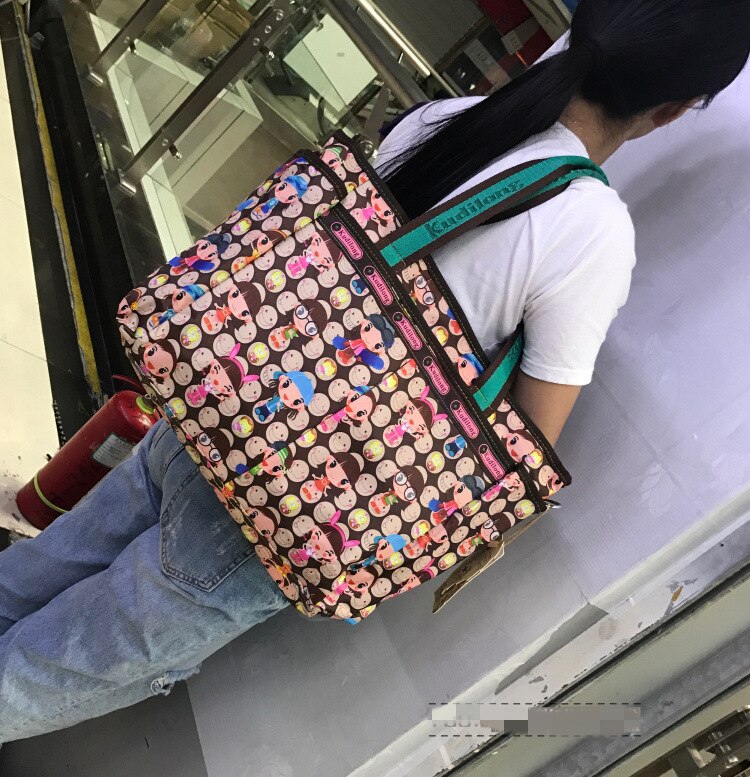 Fiore stampato Pieghevole Borsa Da Viaggio impermeabile Dei Bagagli del Duffle Sacchetto di Casual Borsoni Grande Week-End Viaggio Turistico Borsa: green