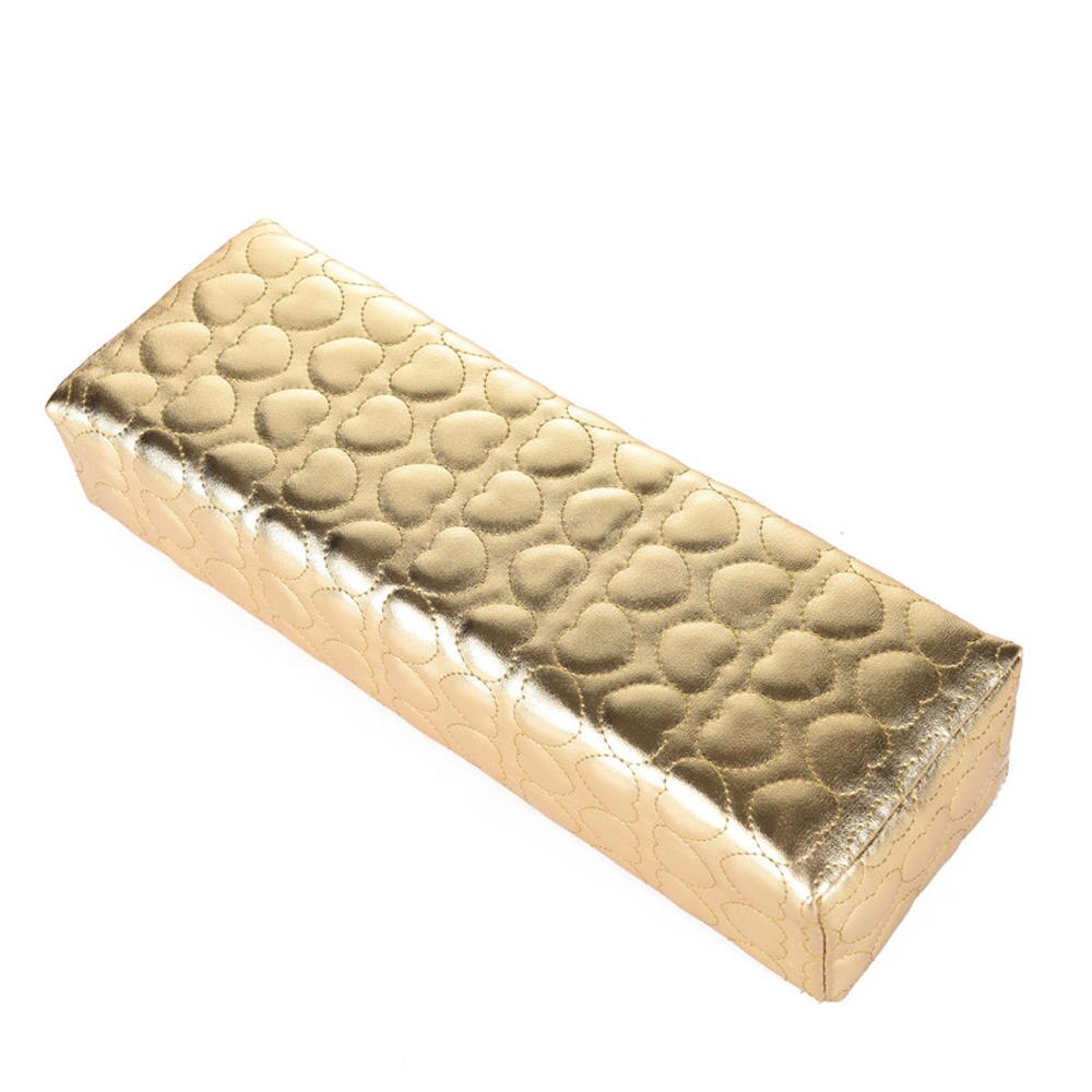 Profesjonalna skórzana ręka poduszka brzoskwinia serce miłość tłoczone ręka podłokietniki poduszka paznokci artystyczny manicure pielęgnacja uroda narzędzie jak z salonu