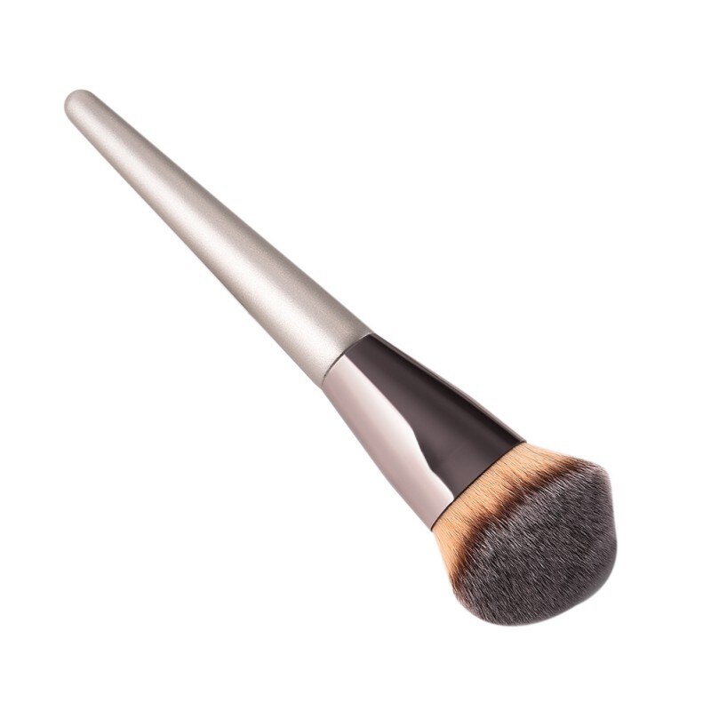 1pc store bronzer børste fiber hår ansigtskontur blush foundation pudder makeup børste kosmetisk værktøj