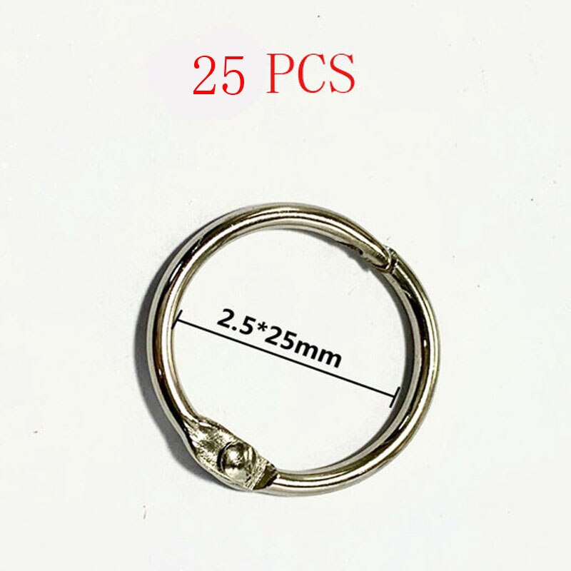 25 kpl 25mm- sanainen neppausrengas rautarengas side rautarengas metalli rautarengas