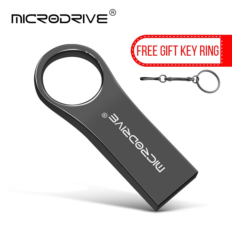 Chiavetta USB in metallo chiavetta USB ad alta velocità chiavetta USB da 32GB chiavetta USB da 16GB impermeabile da 64GB: 16GB / Black