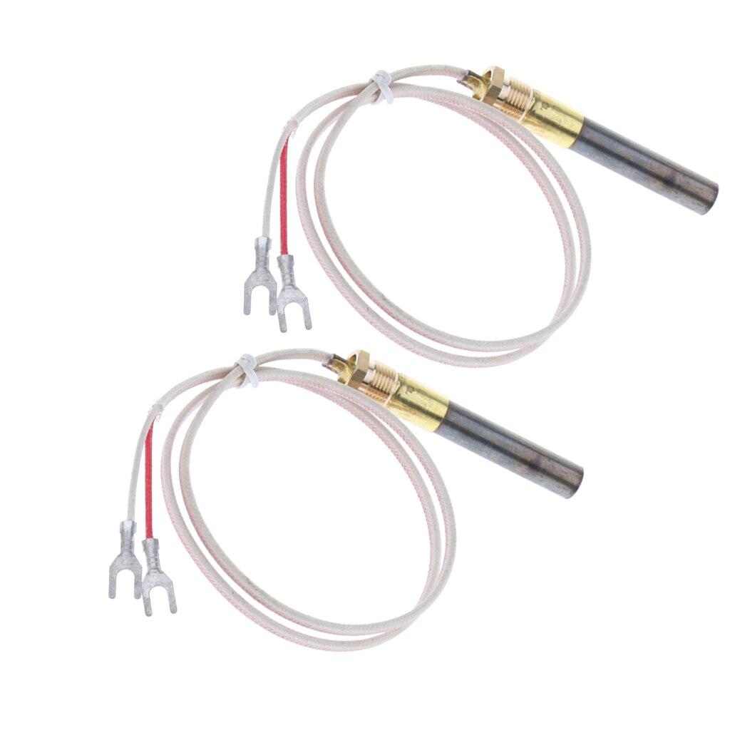 Remplacement de générateur pilote de thermogénérateur Thermopile de cheminée à gaz de 2 pièces, 24 pouces (2 pieds) de long; Facile à installer
