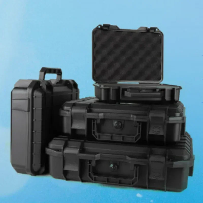 Nouvelle boîte de rangement étanche antichoc, boîte à outils en plastique rigide, mousse prédécoupée, valise de travail pour électricien , boîte à outils