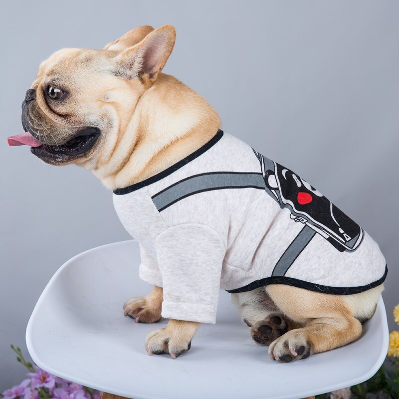 Hondenkleding Voor Kleine Middelgrote Honden Franse Bulldog Rugzak Gedrukt Hond Jasje Puppy Kleding Yorkshire Outfit S-2XL