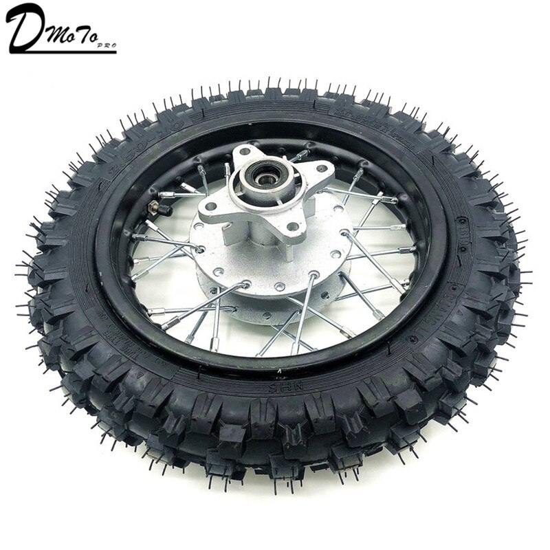 2,50-10 zoll Hinten Reifen Stahl Felgen Trommel Bremse Räder Felgen Hub CRF50 Kayo Chinesische Schmutz Grube Fahrrad motorrad Mini Fahrrad
