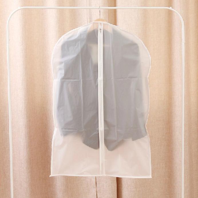 Garment Suit Thicken Solid EVA Clothing Dust Cover Suit Coat Waterproof Protector Storage Bag with Zipper 15: M