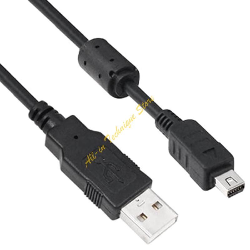 Cable carga datos datos USB Cable 12 pines para CB-USB5/CB-USB6 Reemplazo N1HC