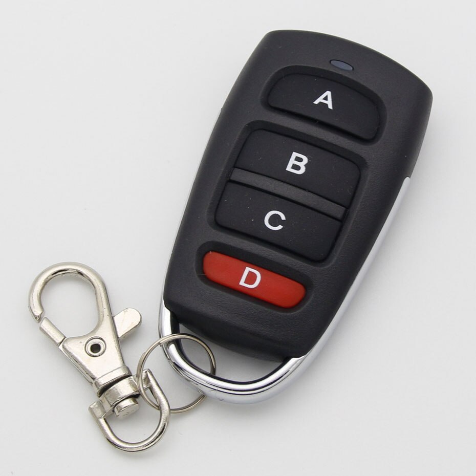 433MHz Remote Control Duplicator Copy Clone Garage Door Gate Remote Control Fixed Code 433mhz Transmitter Keychain Opener Remote: PURPLE