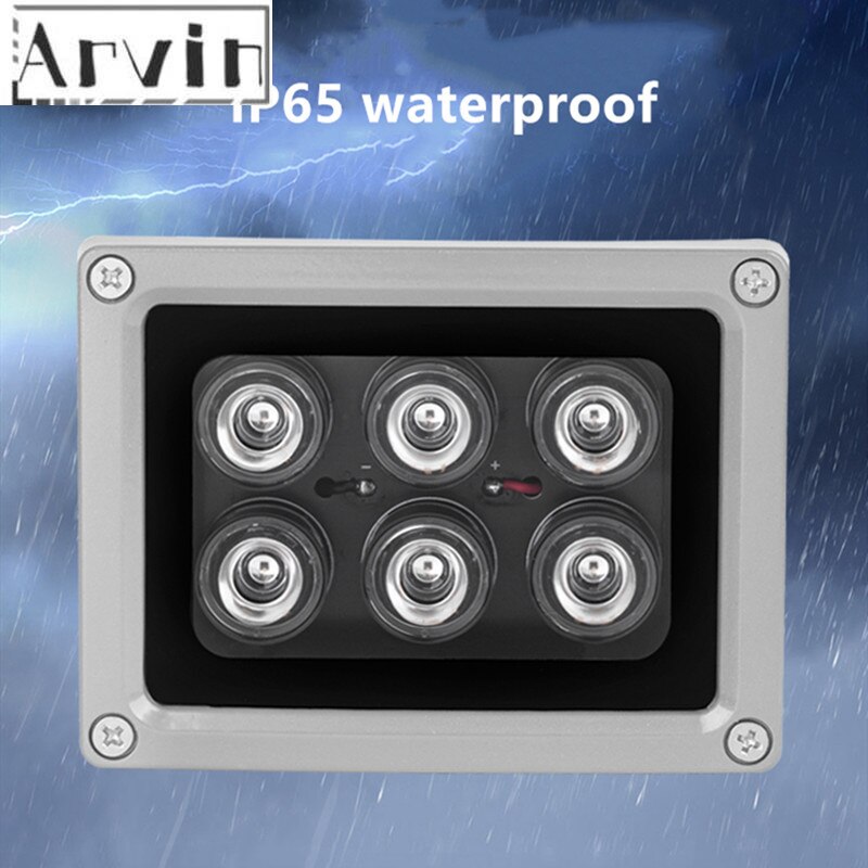 IP65 Waterproof Array IR Illuminator Infrared Lamp 6IR LEDS Light Illuminator Infrared Lamp Night Vision for CCTV IP Camera
