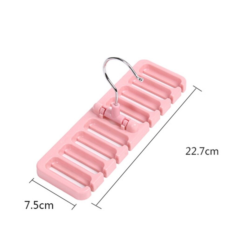 Organisateur de ceinture de cravate de stockage multifonction cravates rotatives support de cintre Organization armoire finition support économiseur d'espace FPing