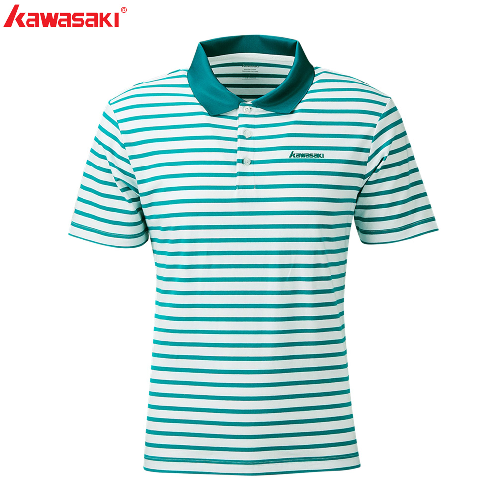 Ropa de hombre KAWASAKI, Camiseta deportiva de secado rápido para mesa de tenis, camiseta de bádminton, ropa deportiva con botones ST-S1118