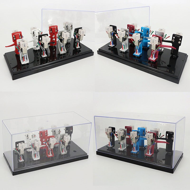 Turntable LP Vinyl Record Stylus Needle Album Storage Display Box Dustproof Cabinet For Turntable Magnetic Cartridge Rekord Box