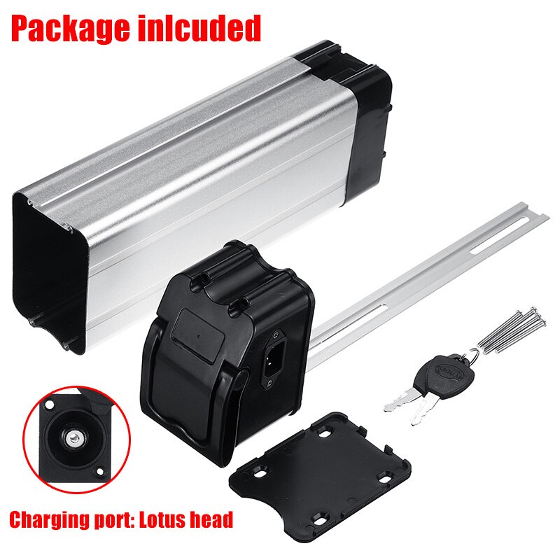 Battery Box Case Holder For 36V 48V Lithium Li-ion Battery Electric Bike Ebike Battery Storage Boxes