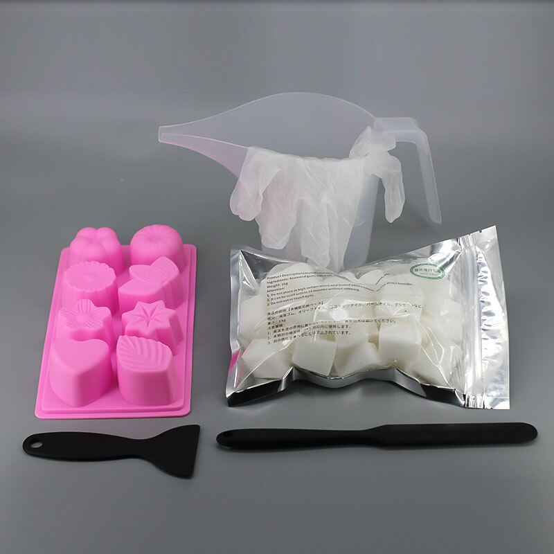 Full Set Of Soap Making DIY Handmade Soap Kits Raw Material Base With Silicone Mold Sets For Soap Making Supplies