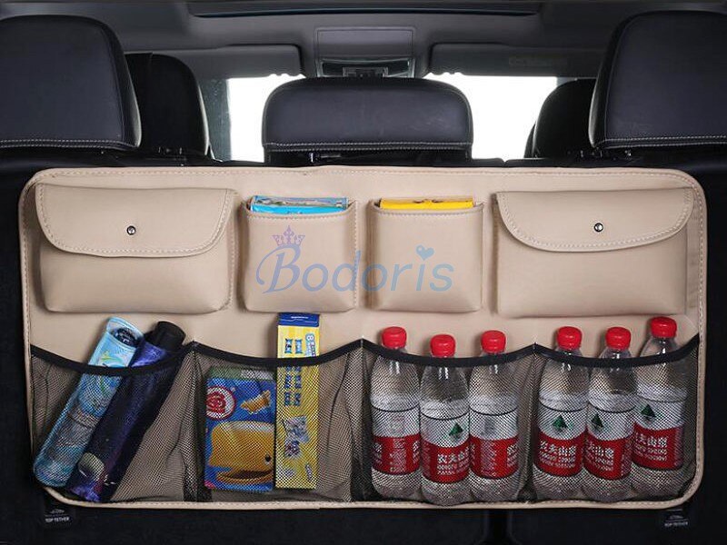 For Land Rover Evoque Discovery Sport Lr4 Range vogue 3 4 5 velar Seat Back Storage Bag Pocket Cargo Nets Organiser Accessories