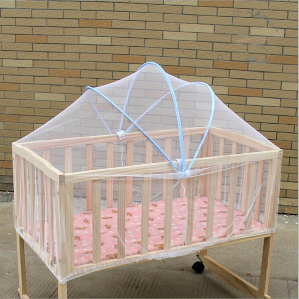 Baby Cradle Bed Mesh Mosquito Nets Foldable Summer Baby Arched Mosquitos Nets Portable Crib Netting For Infant Baby Cradle