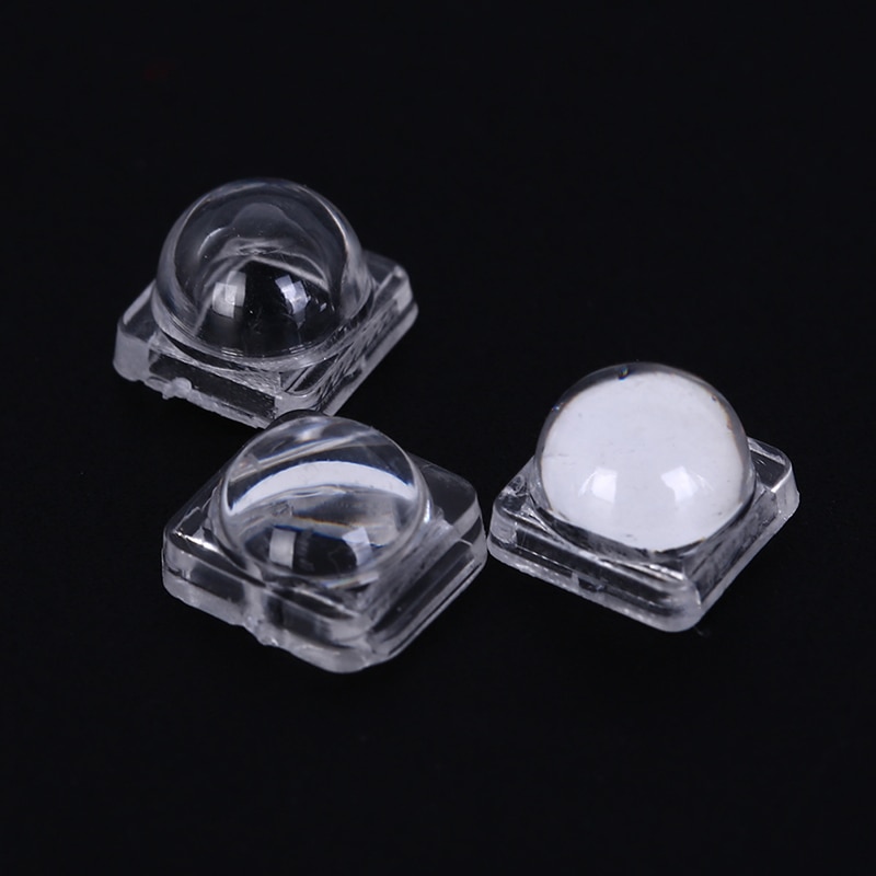 50pcs LED Lens Reflector Collimator For 5050 SMD 30 60 120 Degree Convex Optical Lens Reflector Collimator 10*8mm