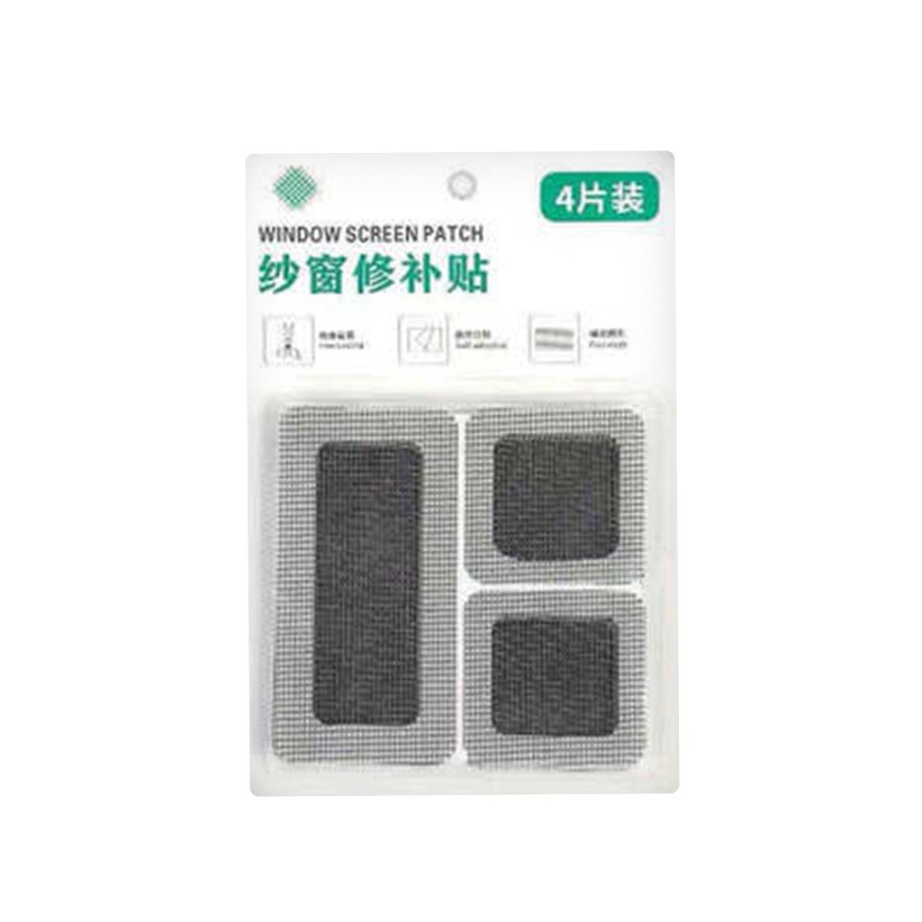 Window Screens Repair Patch Anti-insect Fly Bug Door Window Mosquito Screen Net Repair Tape Self-adhesive Mesh Screens Patches: Default Title