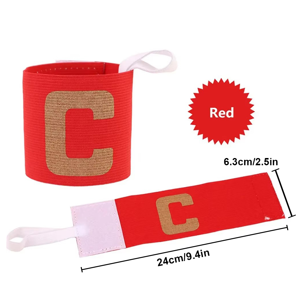 1Pc Kinder Führer Armband Fußball Fußball C Nicht-slip Band Bunte Einstellbare Kapitän Armband Kinder Jungen Fußball Spiel: YELLOW
