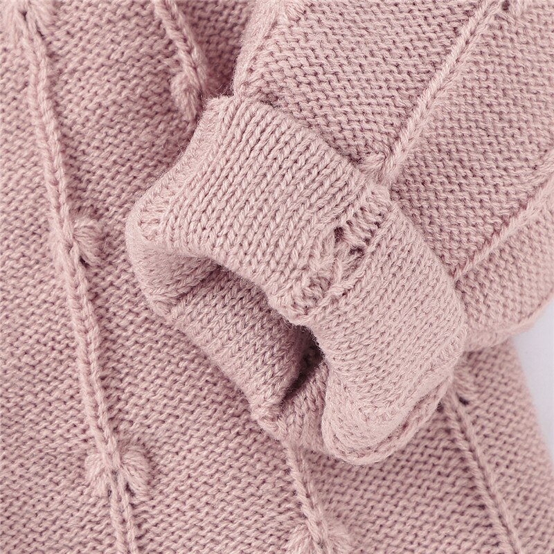 Baby Girl Knit Vest Truien Effen Kleur Single-Breasted Losse Versie Lente Truien Tops Kleding